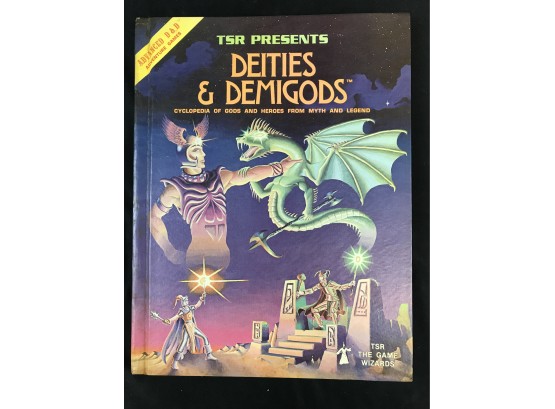 Advanced Dungeons And Dragons Hard Cover Book - Deities And Demigods, TSR, 1980