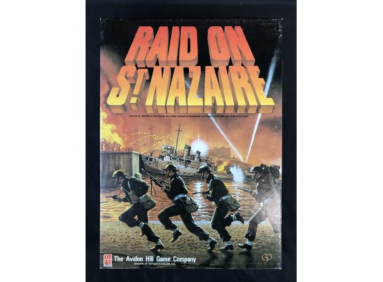 Box Game -  Raid On Saint Nazaire, The Avalon Hill Game Company, 1987
