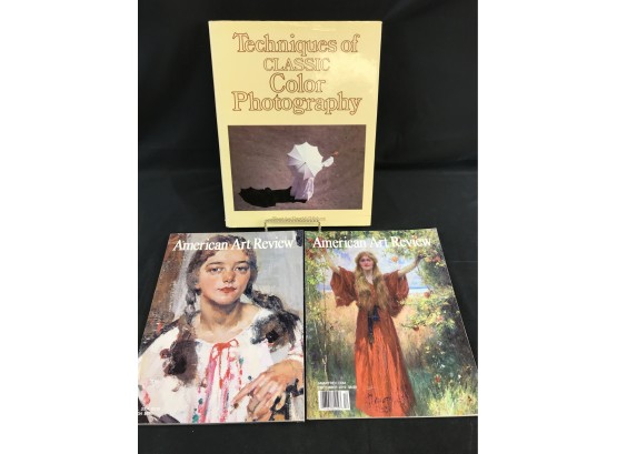 Color Photography Book And AMERICAN ART REVIEW December 2019 And April 2004 Magazine