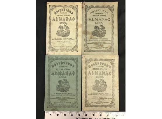 Hostetters Illustrated United States Almanac, 1884, 1903, 1904, 1905