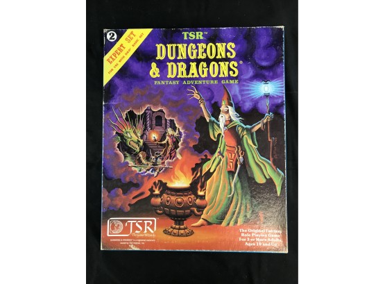 Box Game - Dungeons And Dragons, Fantasy Adventure Game, Expert Set, TSR, 1980