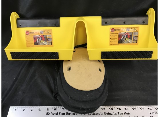 Roofers World Ladder Mount Stabilizer, New And One Pair Of Used Kneepads