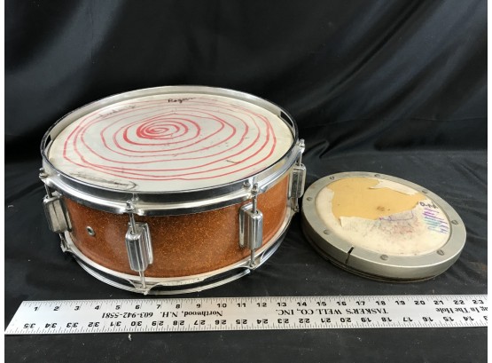 Drum And Pad, Both In Very Poor Shape