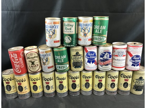 24 Collectible Beer Cans, Lot D