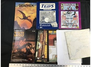 Advanced Dungeons And Dragons Soft Cover Books - Lot C- 4 Books See Pics