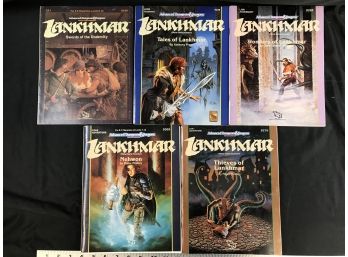 Advanced Dungeons And Dragons Soft Cover Books - Lot A - Lankhmar 5 Books
