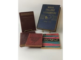 Assorted Vintage School Books