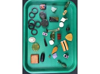 Bakelite And Other Small Plastic Items