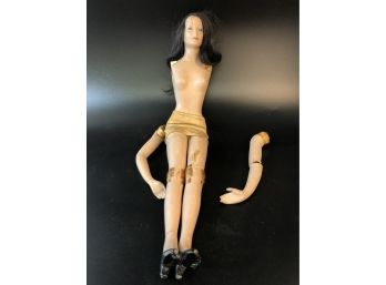 Rare Margit Neilsen 1940's Fashion Doll/ Mini Mannequin