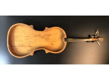 Wooden Violin Shaped Tray