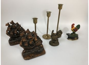 Assortment Of Metal Collectibles