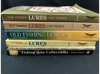 Old Fishing Lures And Tackle Books, See Pictures, Lot A