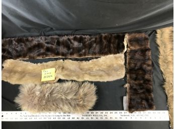 Lot Of Fur Remnants, One Maybe Mink