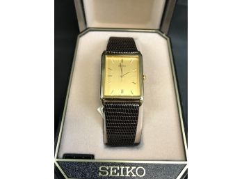 Seiko Men's Watch With Box And Instructions, SJB054, Nice Condi, Untested