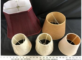 5 Assorted Lamp Shades
