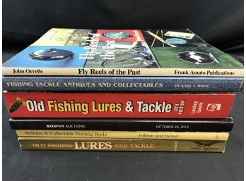 Fishing Lures, Reels And Tackle Books, See Pictures, Lot B