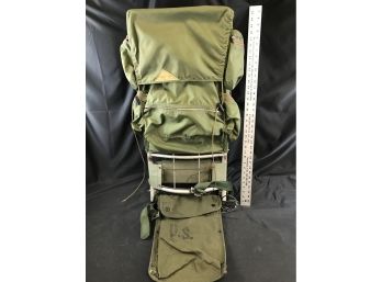 Large Vintage Metal Frame Kelty-Pack Backpack With US Army Pack