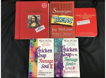 5 Books For Teens, Preteens. - Survival Handbook, All In Great Condition,
