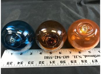 3 Glass Float Balls, Japan