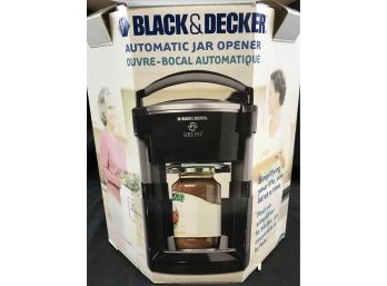 Black & Decker Automatic Jar Opener, Untested