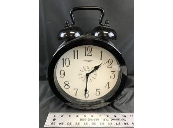 Large Black Plastic Alarm Clock