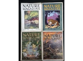 4 Nature Magazine From 1928 And 1929