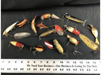 Lot Of Vintage Fishing Lures, Lot A