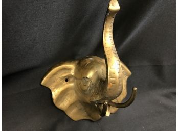 Wall Hanging Brass Elephant Head