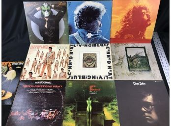 10 Vintage Rock Albums, See Pics, Lot A