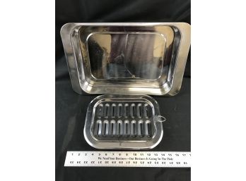 Large Turkey Pan And Small Broiler Pan