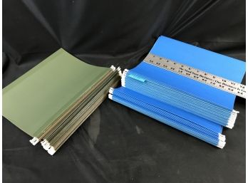 50 Filing Cabinet Folder Holders, Good Condition