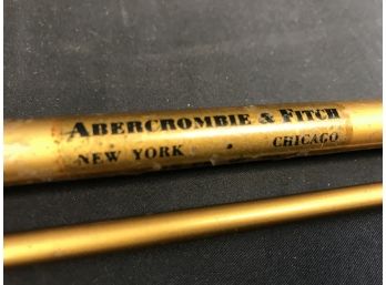 Vintage Abercrombie And Fitch 8 Foot Yellowstone Fly Fishing Rod With Cover, See Pics, Lot D