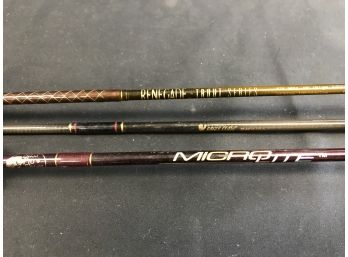 3 Fishing Rods, Micro Light, Eagle Claw, Renegade Trout Series, See Pics, Lot G