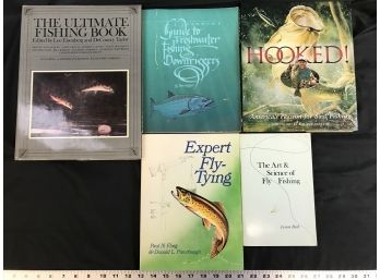 5 Fishing Books, Lot A