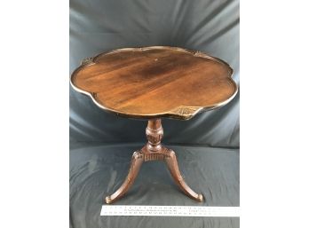 Vintage Mersman Wood Pedestal Table