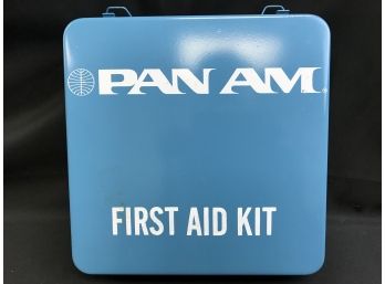 Pan Am Metal First Aid Kit, KMI Medical Inc., Excellent Condition