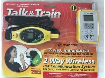 Talk & Train For Dogs Hear Now 2-Way Wireless Pet Communication