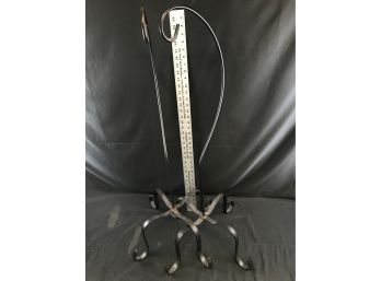 2 Black Metal Plant Stand Hangers Approximately 36 Inches High