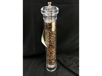 Giant Lucite Peppermill 15 1/2 Inches Tall