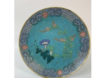 19th Century Enameled Asian Charger