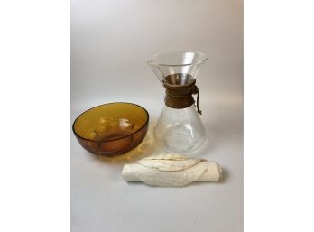 Chemex By Pyrex Coffee / MCM Bowl
