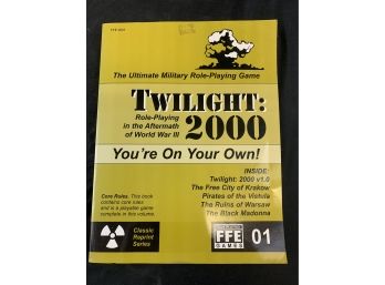 Book - Twilight 2000  Military Role Playing Game
