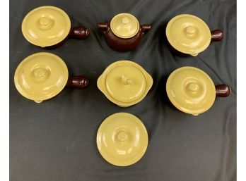 Hall Brown/ Yellow Bakeware