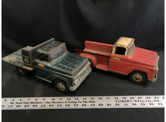 2 Vintage Tonka Toys Trucks, Tonka Farms, Mound Minnesota