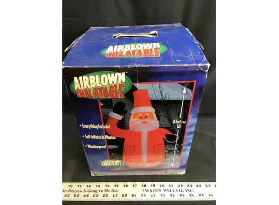 8 Feet Air Blown  Inflatable Santa, Untested