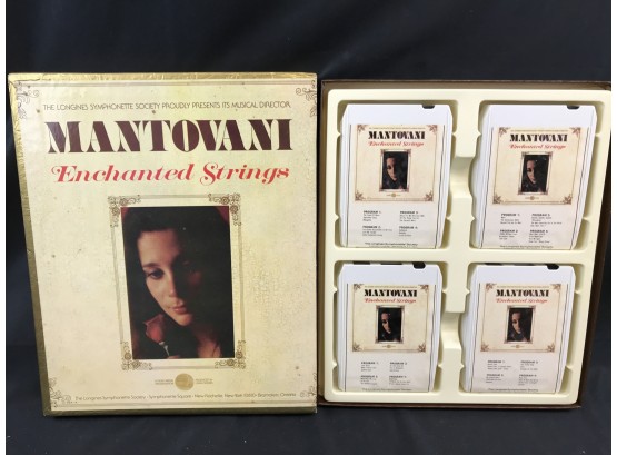 4 Eight Track Tapes In Box, Mantovani