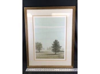 Framed Signed And Numbered Print, See Pictures, 32 X 26