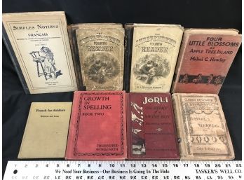 8 Antique Books