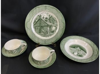 The Old Curiosity Shop Plate, Bowls,  Cups