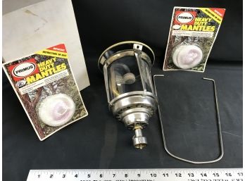 Primus Propane Lamp With Box And Mantles, Model 2158, Directions, Made In Sweden